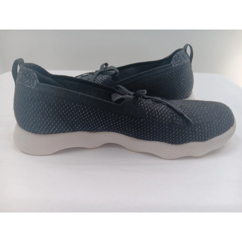 Skechers Sneakers Shoes Massage Fit Lite Stretch Black Knit Slip-Ons size 8 - Picture 10 of 14